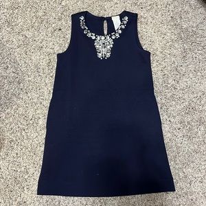 J.crew girls size 6 navy sleeveless dress